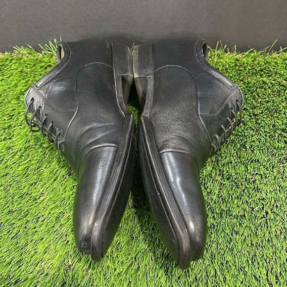 COPY - Magnanni Frederico Black Leather Cap Toe Derby main image 3